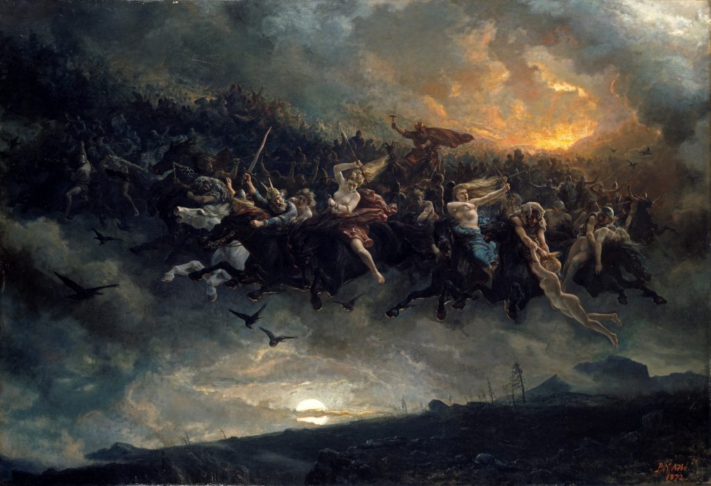 The Wild Hunt of Odin, by Peter Nicolai Arbo (1872)